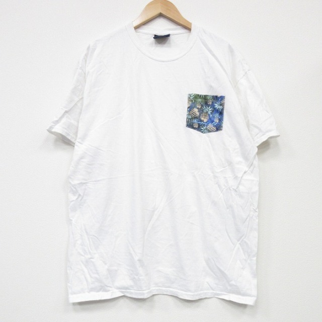 MVスポーツ 半袖Tシャツ 胸ポケット付き ホワイト XL | 古着