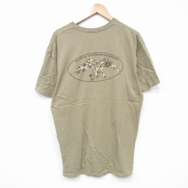 半袖Tシャツ 鳥 ブラウン XL | 古着