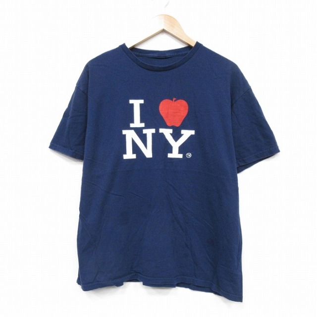 半袖Tシャツ ネイビー XL | 古着