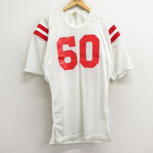 古着通販 XL☆古着 半袖 ビンテージ フットボール Tシャツ