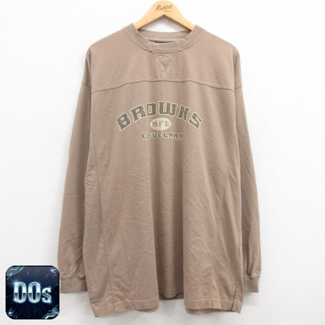 【50%OFF】リー 00s 長袖Tシャツ クリーブランドブラウンズ ブラウン XL | 古着