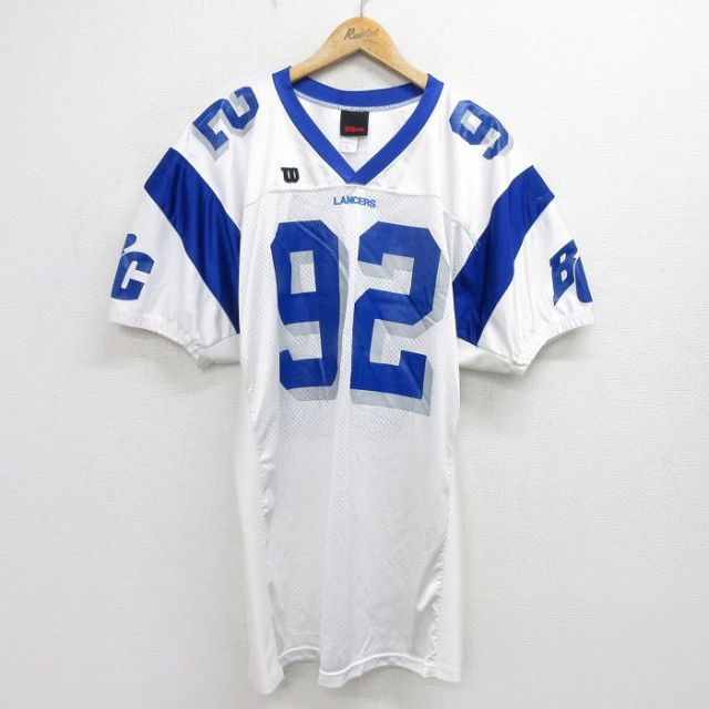 XL/古着 ウィルソン 半袖 ビンテージ フットボール Tシャツ メンズ 90s NFL フィラデルフィアイーグルス リッキーワターズ 32 大きいサイズ 2286015437.jpg?1717804593