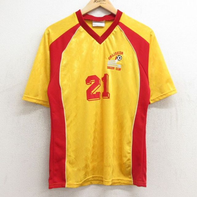 【50%OFF】コロシアム 90s 半袖Tシャツ ラグラン イエロー M | 古着