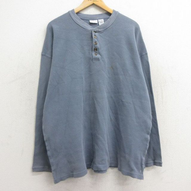 古着通販 XL☆古着 キングサイズ 長袖 ビンテージ サーマル Tシャツ