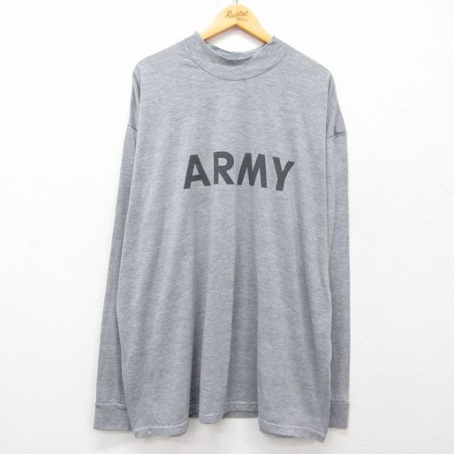 【50%OFF】長袖Tシャツ リフレクター グレー XL | 古着