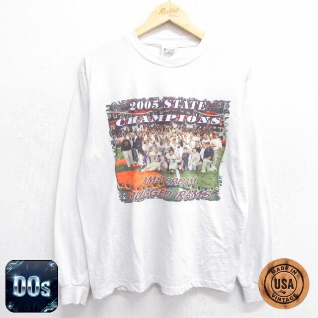 00s 長袖Tシャツ RUGGED RAMS グレー L | 古着