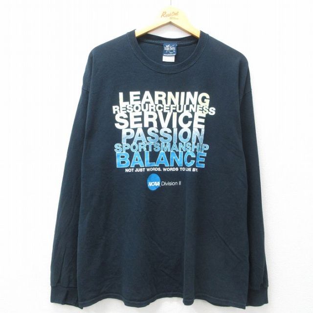 00s 長袖Tシャツ サービス ブラック XL | 古着