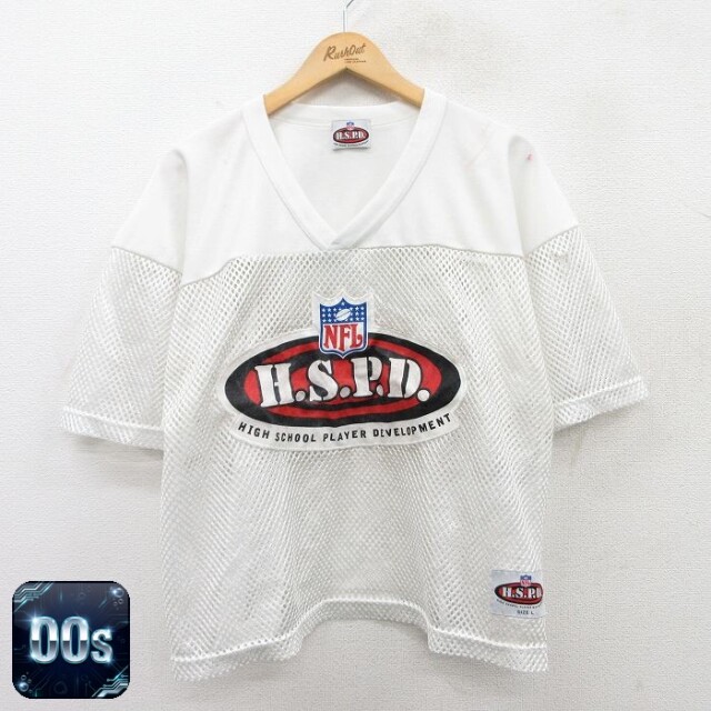 【50%OFF】00s 半袖Tシャツ NFL HSPD ホワイト XL | 古着