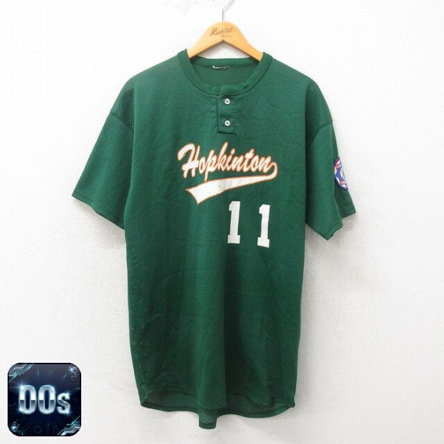 【50%OFF】Hopkinton 00s 半袖Tシャツ メッシュ地 グリーン L | 古着