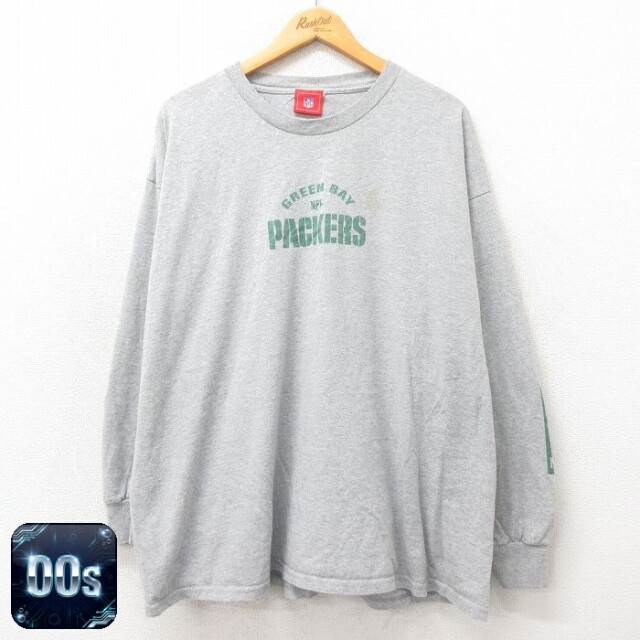 【50%OFF】00s 長袖Tシャツ グリーンベイパッカーズ グレー XL | 古着