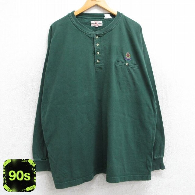 【50%OFF】90s 長袖Tシャツ COWBOY CODE グリーン XL | 古着