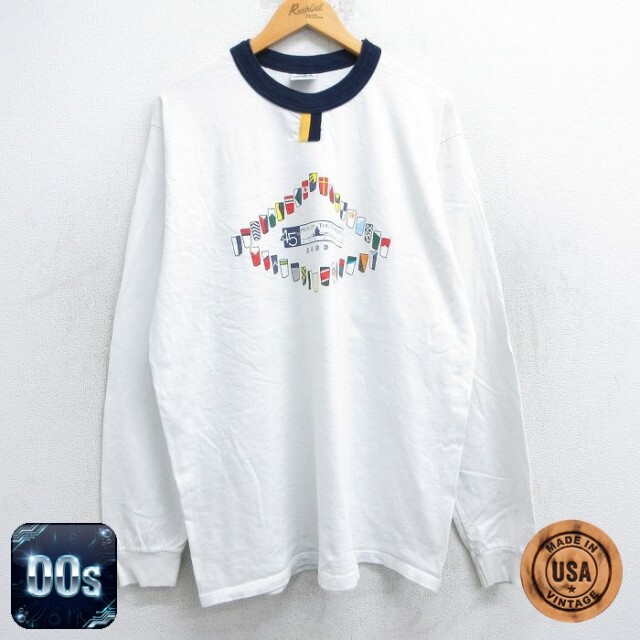 【50%OFF】00s 長袖Tシャツ オール ホワイト XL | 古着