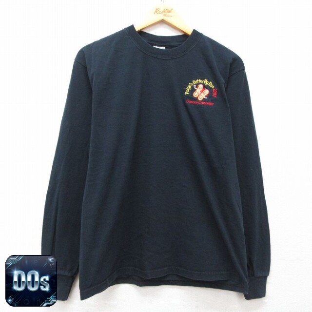 【50%OFF】00s 長袖Tシャツ RUN ブラック L | 古着