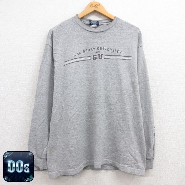 【50%OFF】ジャンスポーツ 00s 長袖Tシャツ ソールズベリー グレー L | 古着
