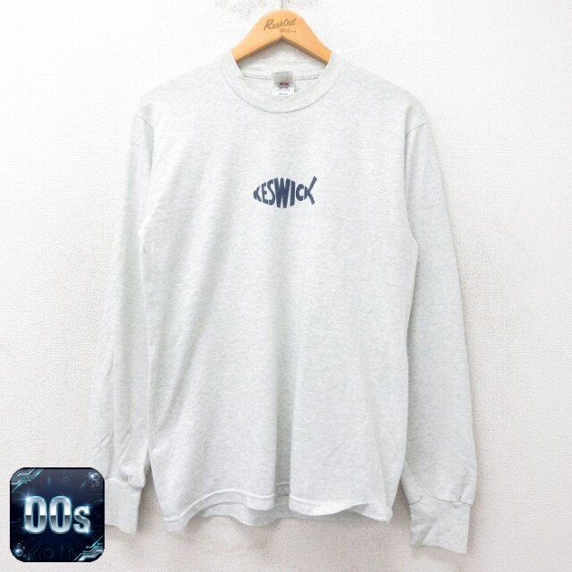 【50%OFF】フルーツオブザルーム 00s 長袖Tシャツ KESWICK グレー M | 古着