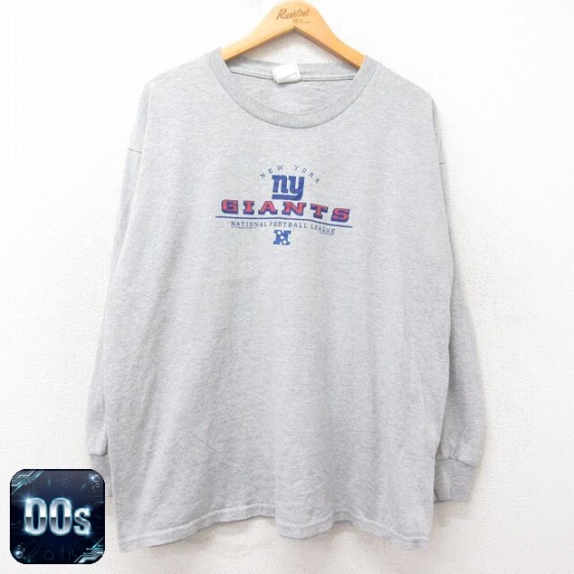 【50%OFF】リー 00s 長袖Tシャツ ニューヨークジャイアンツ グレー XL | 古着