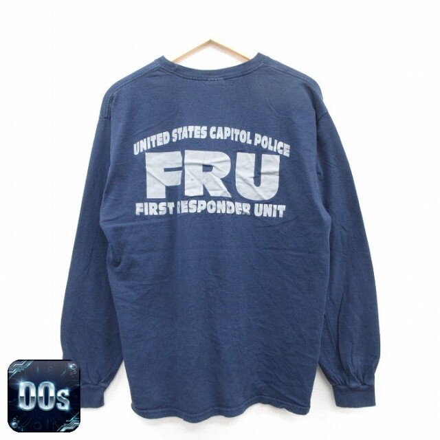 【50%OFF】FRU 00s 長袖Tシャツ ネイビー L | 古着