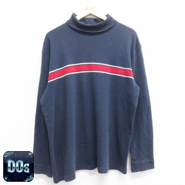 【50%OFF】オールドネイビー 00s 長袖Tシャツ タートルネック ネイビー XL | 古着