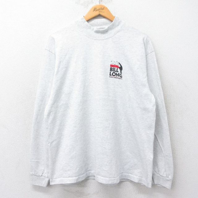 【50%OFF】00s 長袖Tシャツ BILL LONG グレー L | 古着