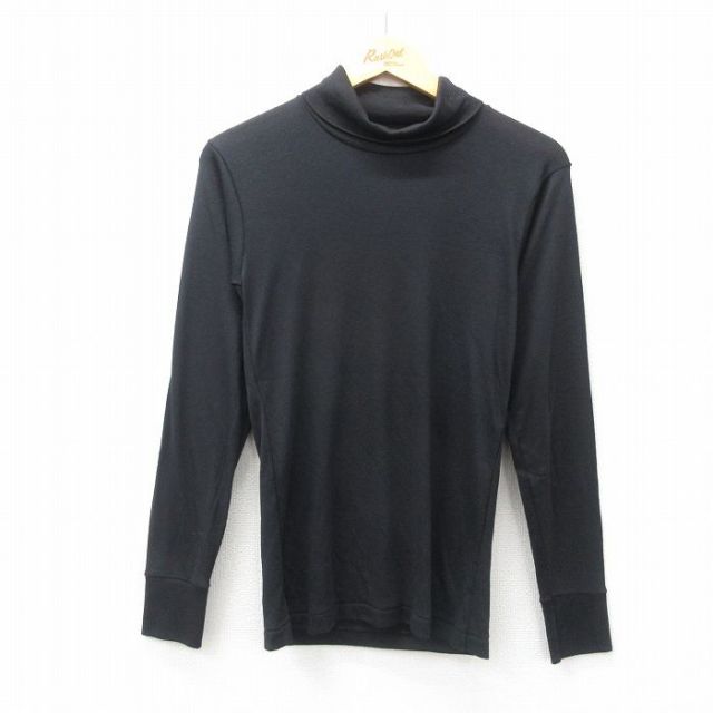 【50%OFF】90s 長袖タートルネックTシャツ ブラック XS | 古着