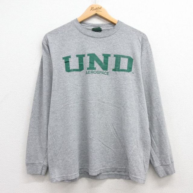 【50%OFF】90s 長袖Tシャツ UND グレー L | 古着