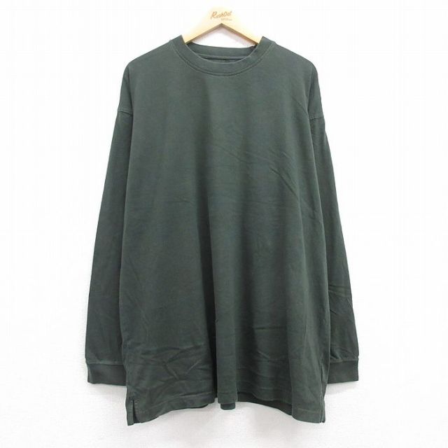 【50%OFF】長袖Tシャツ グリーン XL | 古着