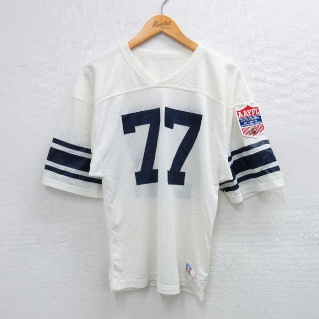 【50%OFF】ラッセル 90s 半袖Tシャツ AAYFL77 ホワイト M | 古着