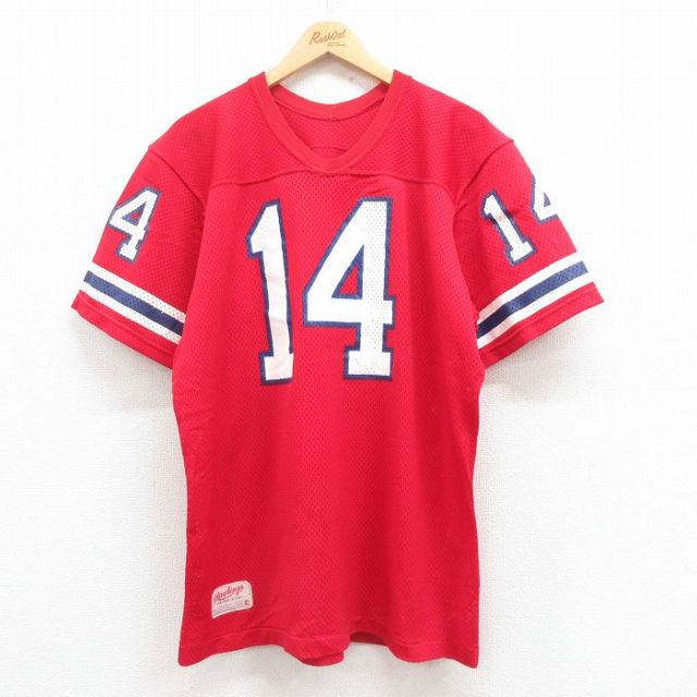 ローリングス 80s 半袖Tシャツ 14 レッド XL | 古着