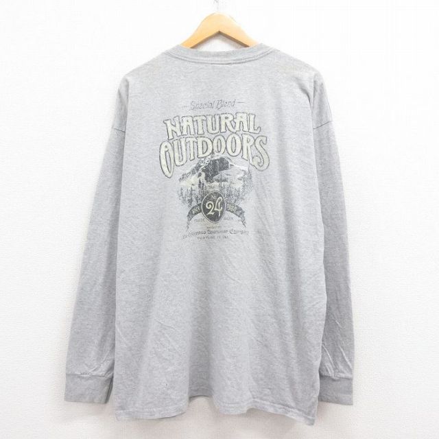 【50%OFF】コロンビア 00s 長袖Tシャツ アウトドア グレー XL | 古着