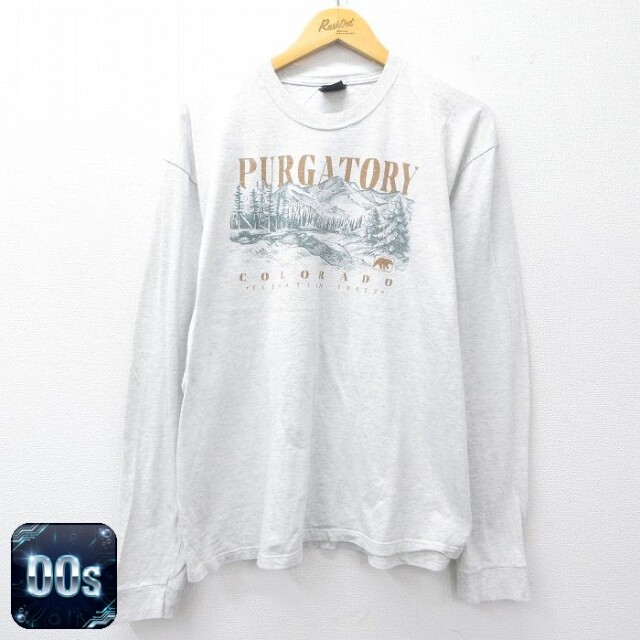 00s 長袖Tシャツ PURGATORY コロラド グレー XL | 古着