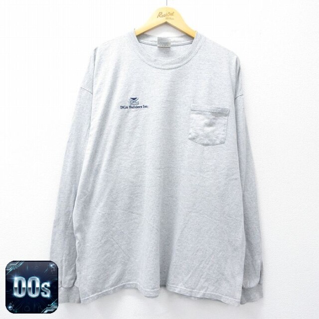 00s 長袖Tシャツ DGA Builders グレー XL | 古着