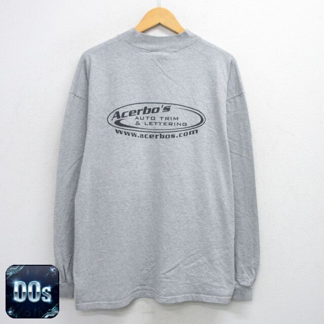00s 長袖Tシャツ Acerbos グレー XL | 古着