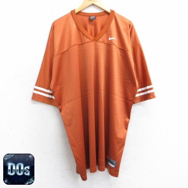 【50%OFF】ナイキ 00s 半袖Tシャツ ワンポイントロゴ オレンジ XL | 古着
