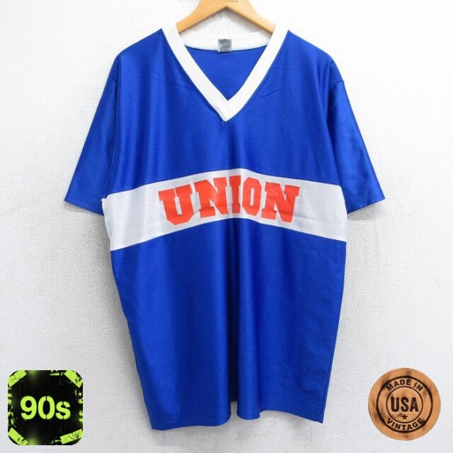 90s 半袖Tシャツ ユニオン ブルー XL | 古着