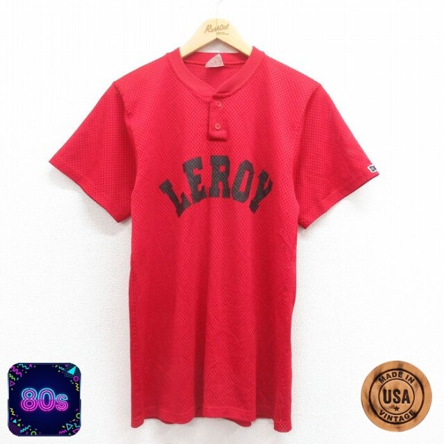 80s 半袖Tシャツ LEROY レッド M | 古着