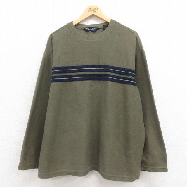 長袖Tシャツ グリーン XL | 古着