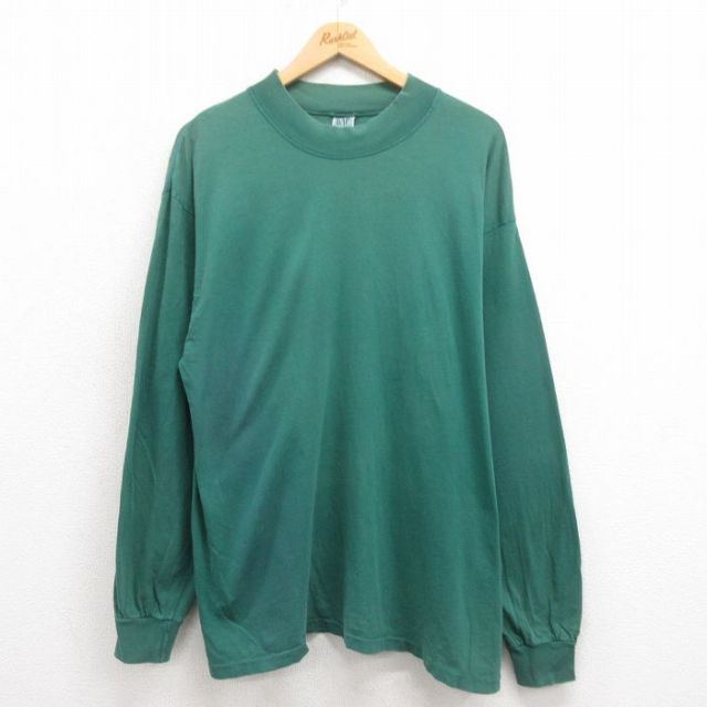 【50%OFF】ギャップ 90s 長袖Tシャツ グリーン XL | 古着