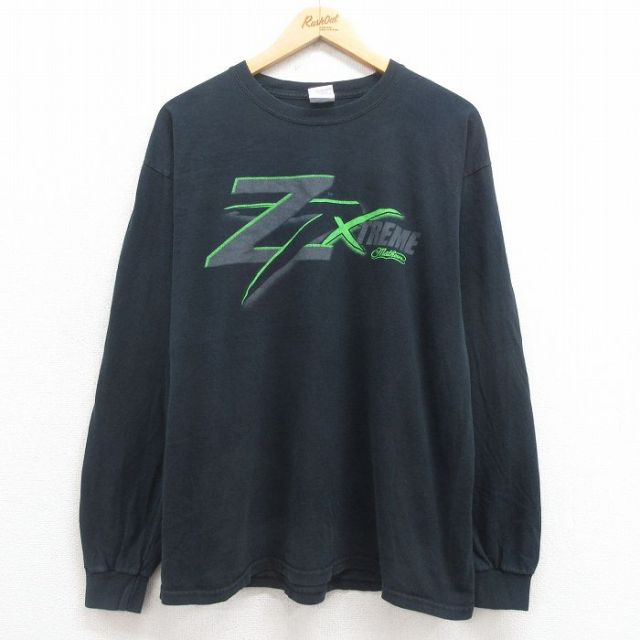 古着通販 XL☆古着 長袖 ビンテージ Tシャツ メンズ 00年代 00s ZX
