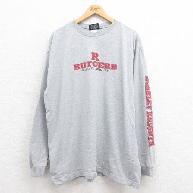 【50%OFF】ジャンスポーツ 00s 長袖Tシャツ R グレー XL | 古着