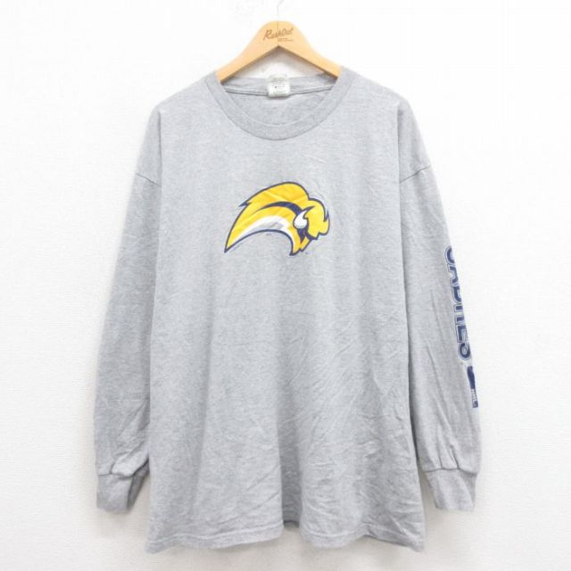 【50%OFF】リー 00s 長袖Tシャツ バッファローセイバーズプリント グレー XL | 古着