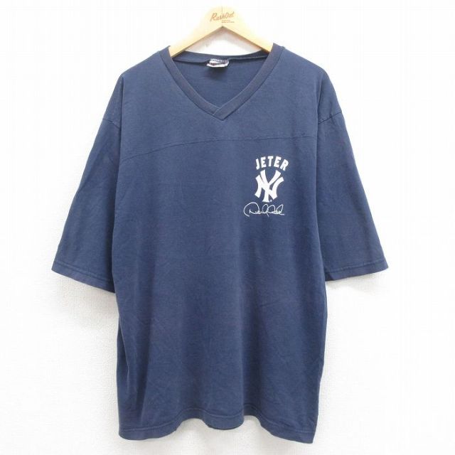 【50%OFF】90s 半袖Tシャツ ニューヨークヤンキース ネイビー XL | 古着