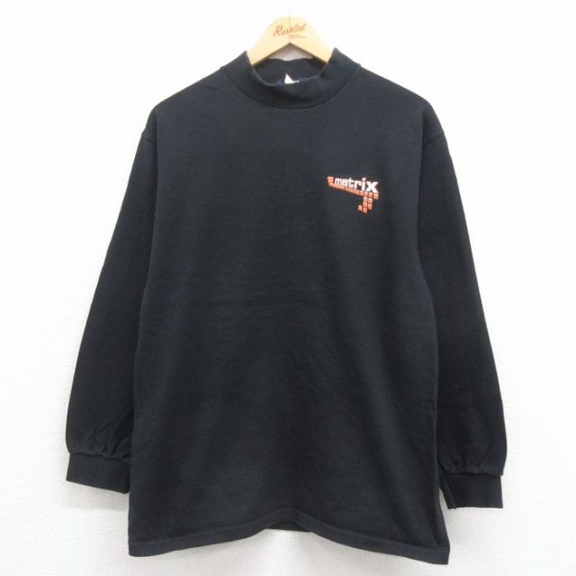 【50%OFF】00s 長袖Tシャツ matrix ブラック L | 古着