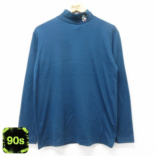ディズニー 90s 長袖Tシャツ ミッキーマウス ネイビー M | 古着