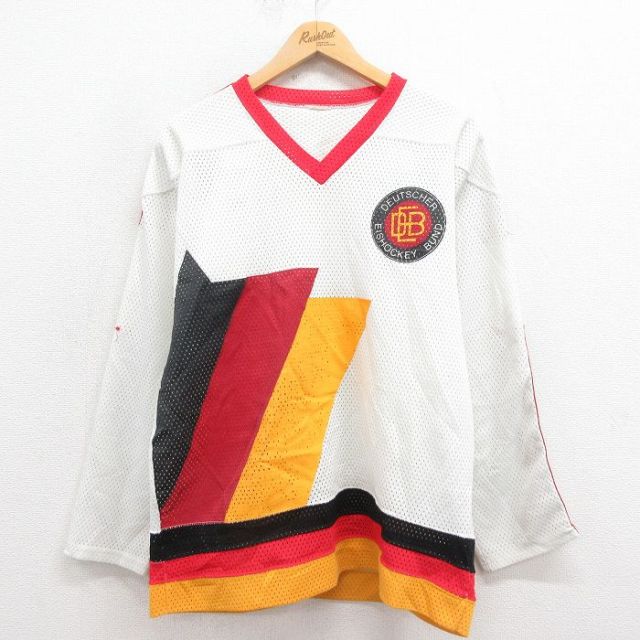 【50%OFF】80s 長袖Tシャツ DEB ホワイト L | 古着