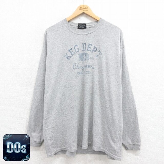 00s 長袖Tシャツ KEG グレー XL | 古着