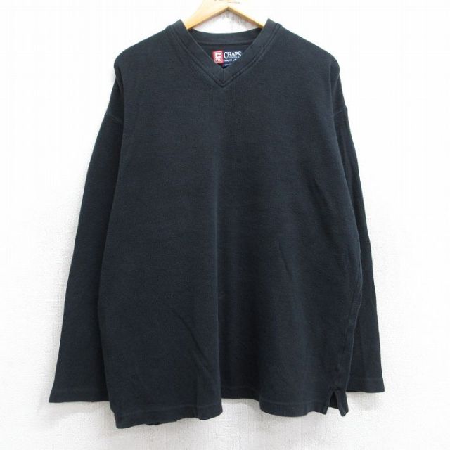 ラルフローレン 90s 長袖Tシャツ ブラック XL | 古着