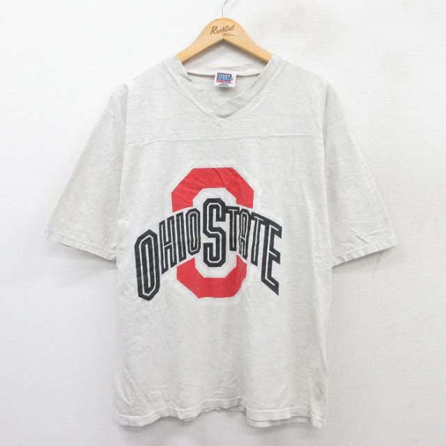オハイオステートバックアイズ 90s 半袖Tシャツ グレー L | 古着