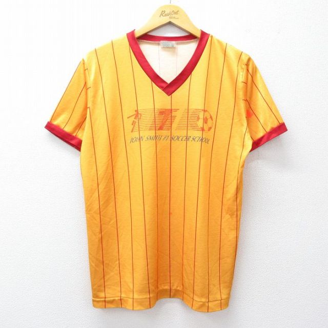 【50%OFF】80s 半袖Tシャツ スクール イエロー L | 古着