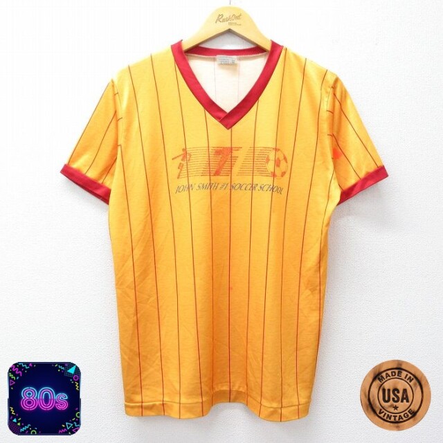 80s 半袖Tシャツ スクール イエロー L | 古着
