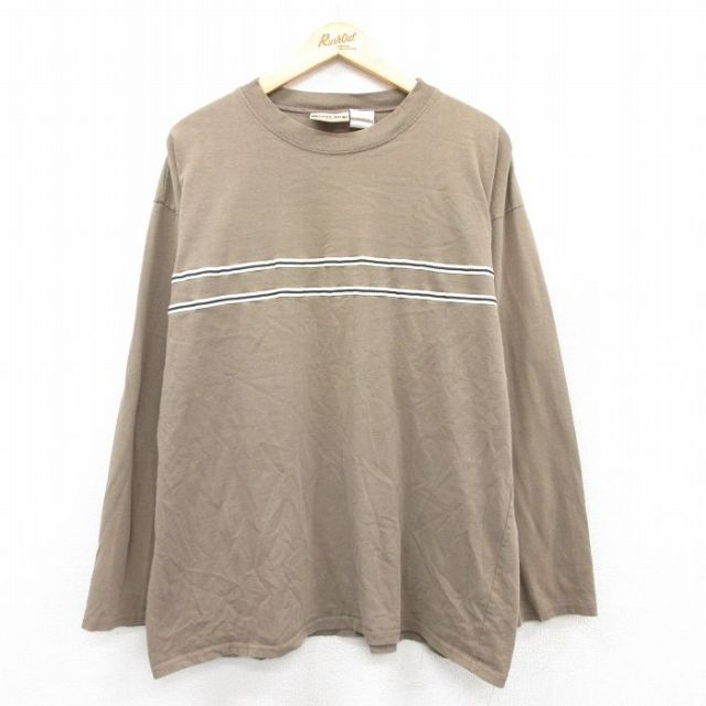 【50%OFF】ビューグルボーイ 90s 長袖Tシャツ ベージュ XL | 古着